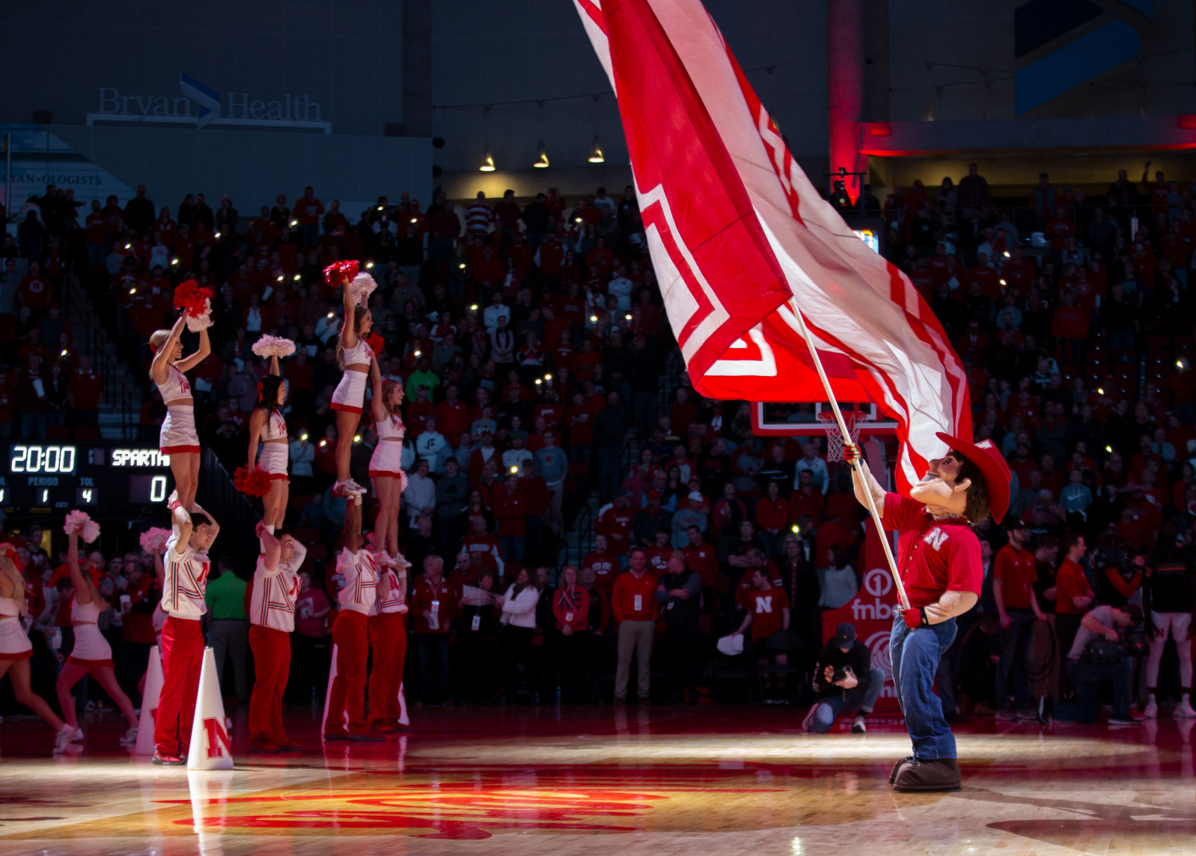 Nebraska Basketball vs. Michigan State Photo No. 10